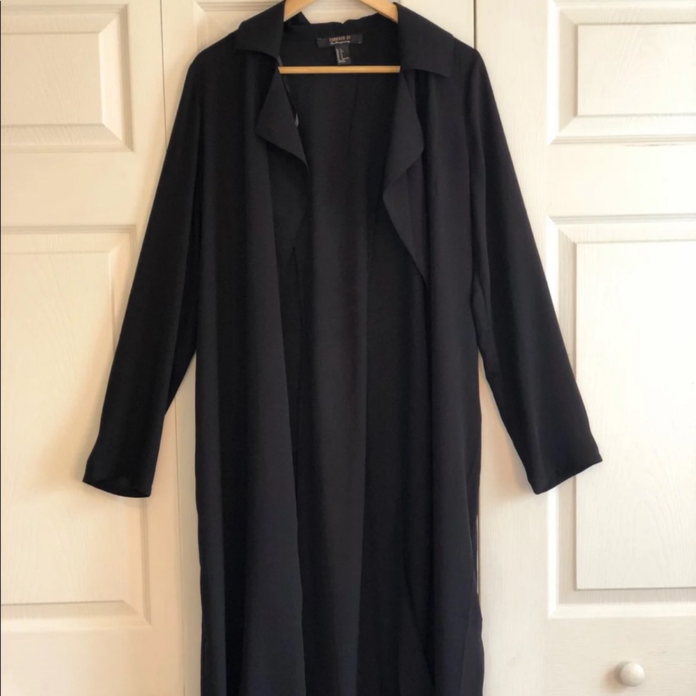 SOLD! Forever 21 Corset Duster Cardigan